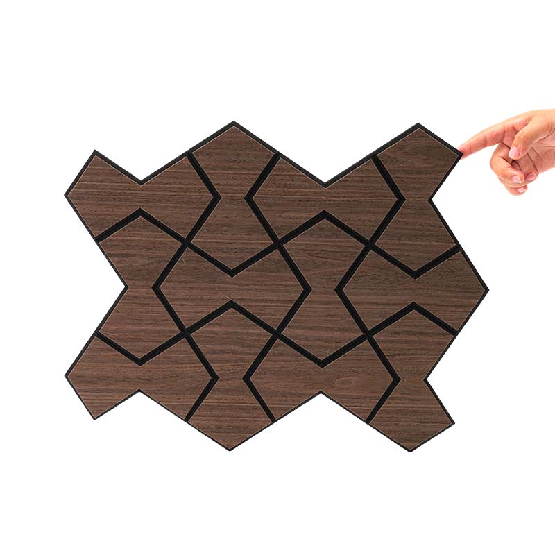 Painéil Balla Slat veiníre Adhmaid Fuaimiúil Spesonic le haghaidh Balla Intí agus Maisiúchán Uasteorainneacha