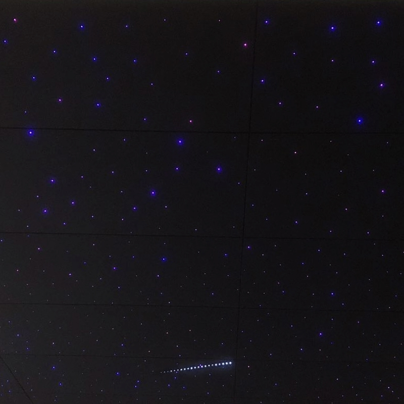 Painéal Uasteorainn Starry Fuaimiúil Snáithín snáthoptaice Spesonic Acoustic Star Uasteorainn Polyester Snáithín Starlight Painéal Uasteorainn Starry Fuaimiúil Snáithín snáthoptaice Spesonic Acoustic Star Uasteorainn Polyester Snáithín Starlight