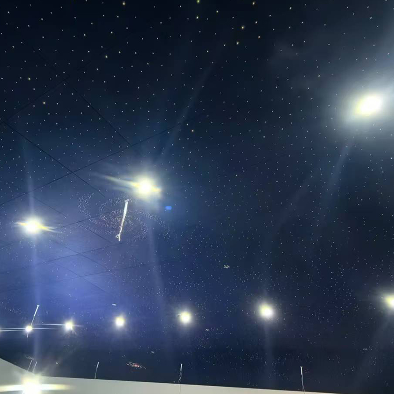 Painéal Uasteorainn Starry Fuaimiúil Snáithín snáthoptaice Spesonic Acoustic Star Uasteorainn Polyester Snáithín Starlight Painéal Uasteorainn Starry Fuaimiúil Snáithín snáthoptaice Spesonic Acoustic Star Uasteorainn Polyester Snáithín Starlight