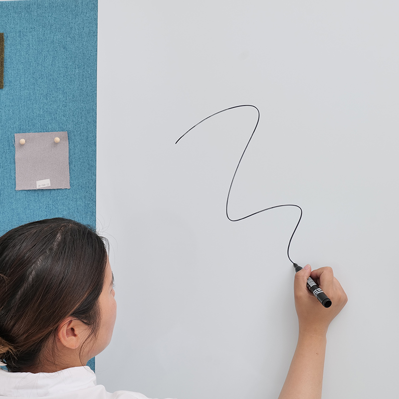 Bord Fuaimiúil Scríbhneoireachta Bán d'Fabraic Seomra Cruinnithe na hOifige Fillte le Torainn Mhaighnéadacha Mheasctha Torainn le Scríbhneoireacht