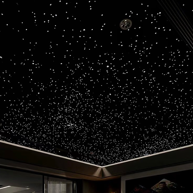 Stíl Nua-Aimseartha Fiber snáthoptaice RGB Solas Painéil Uasteorainn Réalta 7 Dath Gypsum le haghaidh Seomra Maireachtáil Stíl Nua-Aimseartha Fiber snáthoptaice RGB Solas Painéil Uasteorainn Réalta 7 Dath Gypsum le haghaidh Seomra Maireachtáil