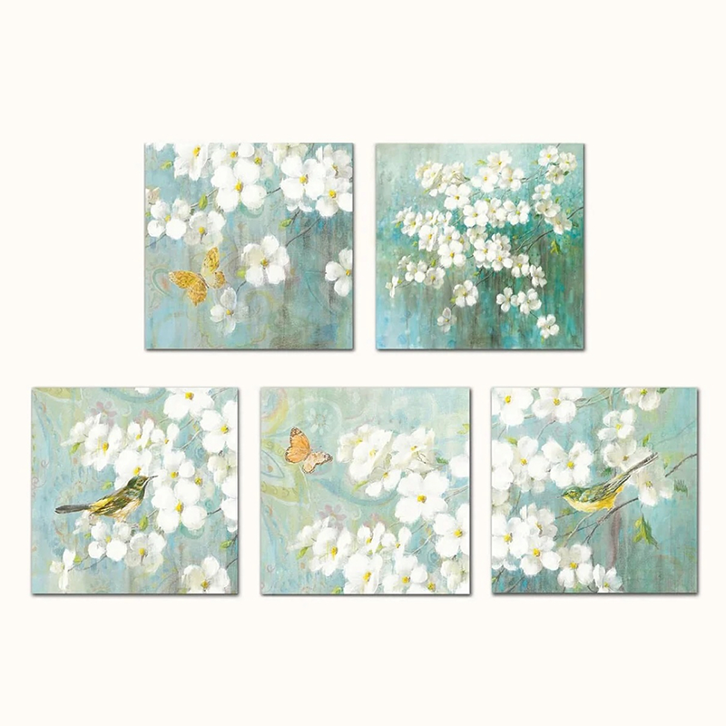 Múrógaí Painéil Fuaimiúla um Aistriú Teas Stíl Nua-Aimseartha - HD, Ionsú Fuaime, don Seomraí Leapa/Seomra Maireachtála