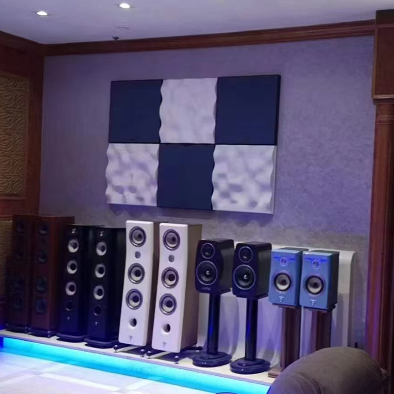 Painéal Idirleata Fuaime Nua-Aimseartha 3D Dathúil Dearadh Balla Uasteorainn Maisiúil le haghaidh Iarratas Halla Dearadh Grafach ar Fáil