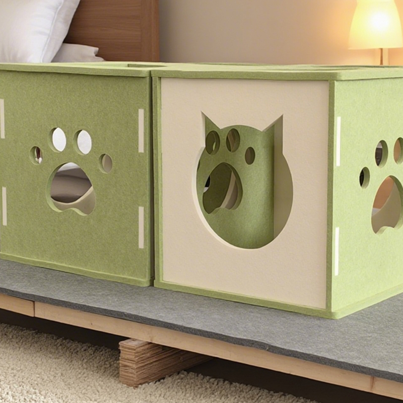 Nua-Aimseartha Fuaime-ionsú Torainn-Laghdú Leaba Cat Éicea-Cháirdiúil le Painéil Fuaimiúil, Éasca le Suiteáil, Scratch-frithsheasmhach in aghaidh dromchla do chompord Feline, Ábhair Neamh-tocsaineach, Peataí Dearadh cairdiúil, Foirfe do Timpeallachtaí Baile Ciúin, Nest Cat CRUA Nua-Aimseartha Fuaime-ionsú Torainn-Laghdú Leaba Cat Éicea-Cháirdiúil le Painéil Fuaimiúil, Éasca le Suiteáil, Scratch-frithsheasmhach in aghaidh dromchla do chompord Feline, Ábhair Neamh-tocsaineach, Peataí Dearadh cairdiúil, Foirfe do Timpeallachtaí Baile Ciúin, Nest Cat CRUA