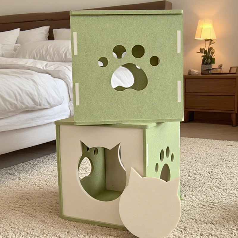 Nua-Aimseartha Fuaime-ionsú Torainn-Laghdú Leaba Cat Éicea-Cháirdiúil le Painéil Fuaimiúil, Éasca le Suiteáil, Scratch-frithsheasmhach in aghaidh dromchla do chompord Feline, Ábhair Neamh-tocsaineach, Peataí Dearadh cairdiúil, Foirfe do Timpeallachtaí Baile Ciúin, Nest Cat CRUA Nua-Aimseartha Fuaime-ionsú Torainn-Laghdú Leaba Cat Éicea-Cháirdiúil le Painéil Fuaimiúil, Éasca le Suiteáil, Scratch-frithsheasmhach in aghaidh dromchla do chompord Feline, Ábhair Neamh-tocsaineach, Peataí Dearadh cairdiúil, Foirfe do Timpeallachtaí Baile Ciúin, Nest Cat CRUA