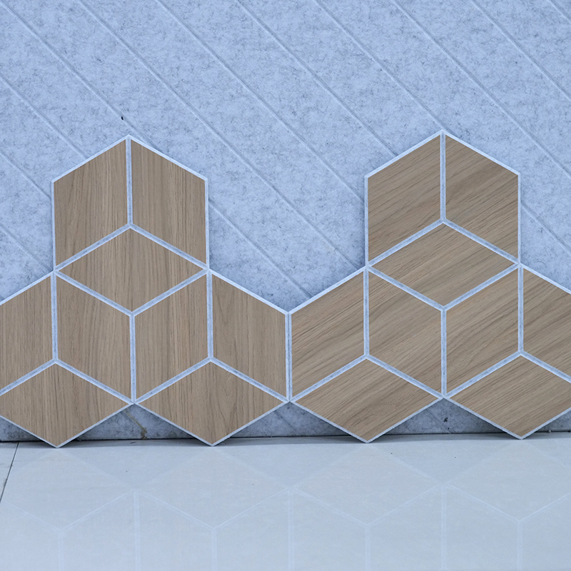 Painéil Fuaimiúla Adhmaid Dearadh Nua-Aimseartha Préimhe le haghaidh Boird Painéil Balla Balla Ionsúite Fuaime den scoth