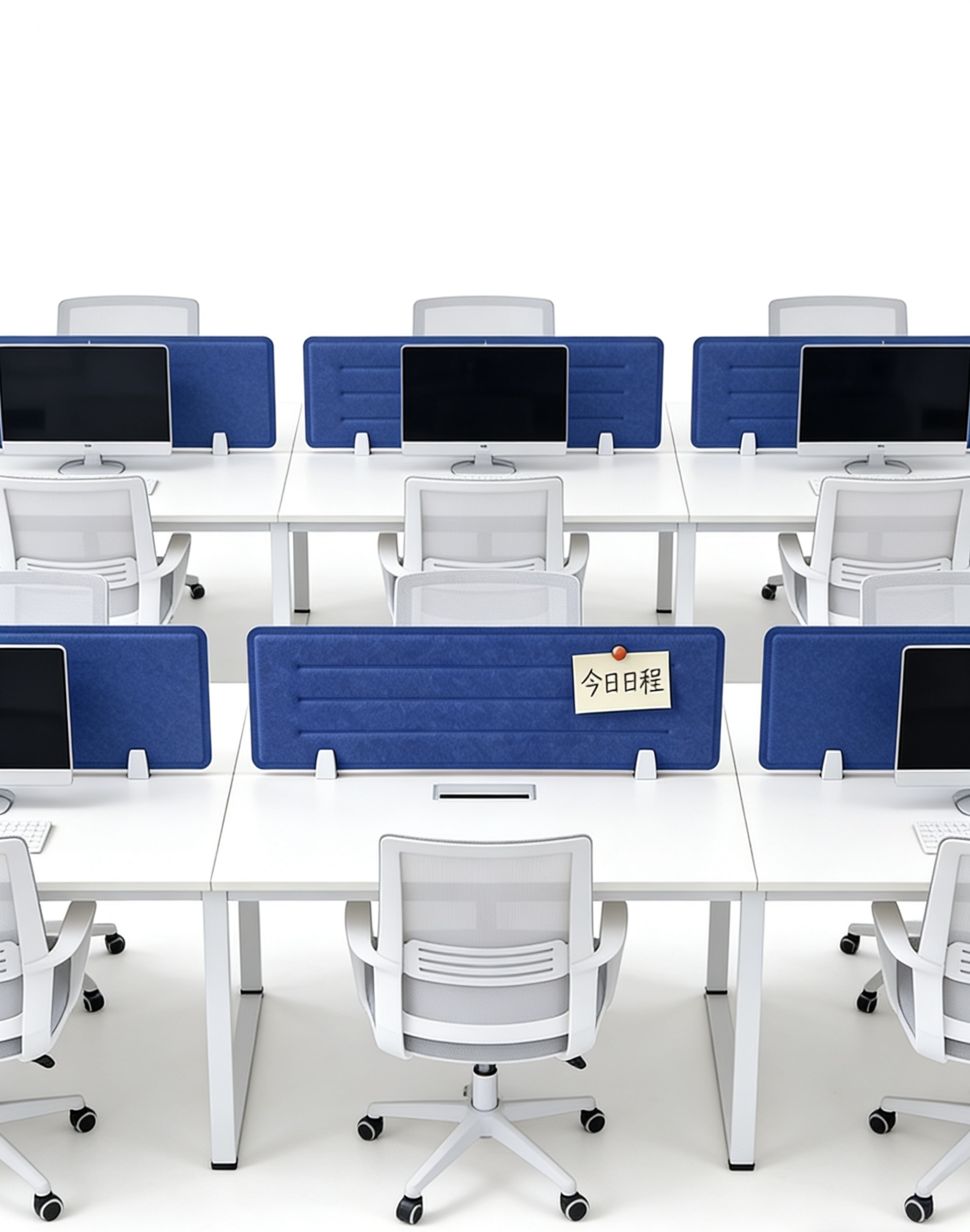 Sound-Absorbing Molded Desk Screen Sound-Absorbing Molded Desk Screen